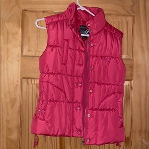 Pink EckoRed Puffer Vest